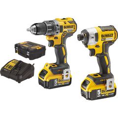 DEWALT Σετ Δραπανοκατσάβιδο & Παλμικό Κατσαβίδι Μπαταρίας 18V 2x5Ah Li-Ion (DCK268P2T)
