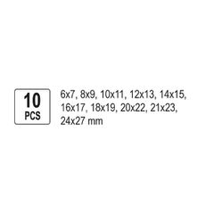 YATO ΣΕΤ ΓΕΡΜΑΝΙΚΑ ΚΛΕΙΔΙΑ 10 ΤΕΜ ΥΑΤΟ YT-0380 (20000380)