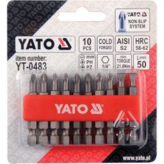YATO ΜYTΕΣ ΣΕΤ 10 ΤΕΜ 50ΜΜ YT-0483 (20000483)