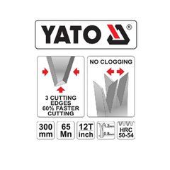 YATO ΠΡΙΟΝΙ ΓΙΑ ΦΑΛΤΣΟΚΟYTΙ 300ΜΜ YT-3130 (20003130)