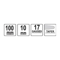 YATO ΦΙΛΕΡ 100MM 17 ΛΑΜΕΣ YT-7220 (20007220)