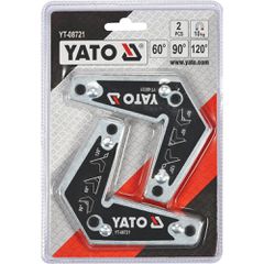 YATO ΜΑΓΝΗΤΙΚΕΣ ΓΩΝΙΕΣ ΣΥΓΚΟΛΛΗΣΗΣ ΣΕΤ 2ΤΜΧ 10KG YT-08721 (20008721)
