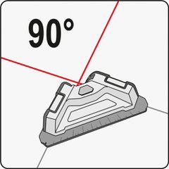 YATO ΑΛΦΑΔΙ ΠΛΑΚΙΔΙΩΝ ΓΩΝΙΑΚΟ LASER 10Μ 90° YT-30410 (20130410)