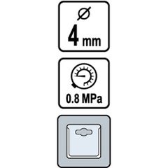 VOREL ΠΙΣΤΟΛΙ ΑΕΡΟΣ ΜΕ ΠΡΟΕΚΤΑΣΗ 81644 (21181644)