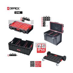 QBRICK ONE SET 4TMX ΕΡΓΑΛΕΙΟΦΟΡΟΣ ΤΡΟΧΗΛΑΤΟΣ (29510012)