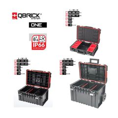 QBRICK ONE SET 3TMX ΕΡΓΑΛΕΙΟΦΟΡΟΣ ΤΡΟΧΗΛΑΤΟΣ (29510011)