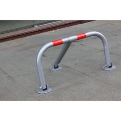 Next Systems Μπάρα παρεμπόδισης στάθμευσης τρίποδη από γαλβανιζέ σωλήνα Ø48 mm με λουκέτο (PL-910)