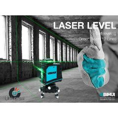 Bihui Αυτορυθμιζόμενο Γραμμικό Αλφάδι Laser Πράσινης Δέσμης (LLG12)