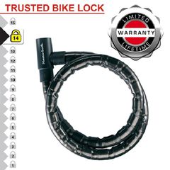 Master Lock Κλειδαριά ασφαλείας μοτοσυκλέτας τύπου «Φίδι» 1.20m Φ22mm (811500112)