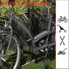 Master Lock Συρματόσχοινο ποδηλάτου με συνδυασμό, μαύρο (822100112)