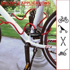 Master Lock Σετ 3 κλειδαριές ποδηλάτου με συρματόσχοινο με το ίδιο κλειδί 180cm σε διάφορα χρώματα (812701112)
