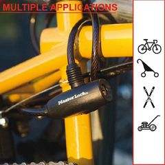 Master Lock Κλειδαριά ποδηλάτου με συρματόσχοινο 180cm μαύρο (812600112)