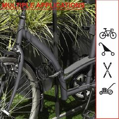Master Lock Λουκέτο με συρματόσχοινο ποδηλάτου μαύρο με συνδυασμό 1.2m Φ8mm (814300112)