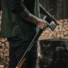 FISKARS Τσεκούρι σχισίματος μεγάλων ξύλων XL X25 (122480102)