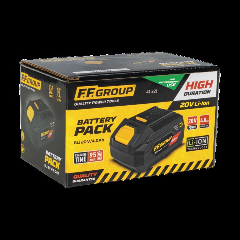 F.F. GROUP ΜΠΑΤΑΡΙΑ BLi 20V/4.0Ah (41321)