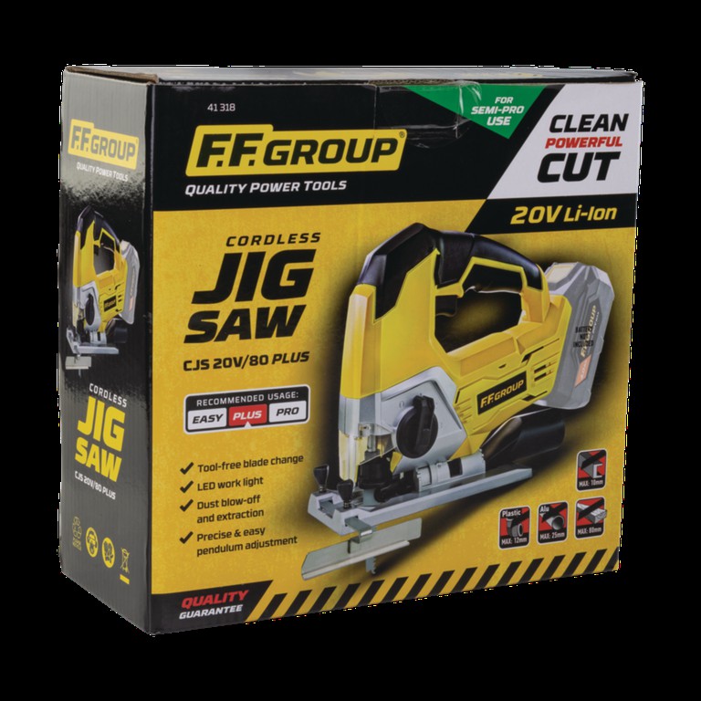 F.F. GROUP ΣΕΓΑ ΜΠΑΤΑΡΙΑΣ (SOLO) CJS 20V/80 PLUS (41318)