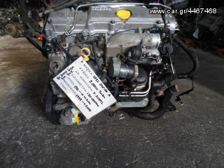 ΚΙΝΗΤΗΡΑΣ OPEL ASTRA G / VECTRA B / ZAFIRA A 2.0 DTI 82PS 120.000KM ΚΩΔ. ΚΙΝΗΤΗΡΑ X20DTL , MOD 1999-2000