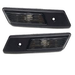 Πλαϊνά Φλας Φτερού Για Bmw 3 E36 90-96 / 3 E30 / 5 E34 88-95 / 7 E32 86-94 Βιδωτό Black/Smoke 2 Τεμάχια