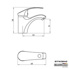 BORMANN ΜΠΑΤΑΡΙΑ ΝΙΠΤΗΡΑ "SONIA" 40mm ΑΝΑΜΕΙΚΤΙΚΗ ΜΕ POP UP 800g BTW3240 (026501)