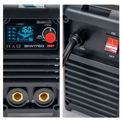 BORMANN Pro ΗΛΕΚΤΡΟΚΟΛΛΗΣΗ INVERTER ΑΠΟΔΟΣΗ 160Α/60%, ΨΗΦ.ΟΘΟΝΗΣ, ΜΕΓ.ΗΛΕΚΤΡΟΔΙΟ 4mm, ΠΕΡΙΛΑΜΒΑΝΕΙ ΕΞΑΡΤΗΜΑΤΑ BIW1760 (061960)