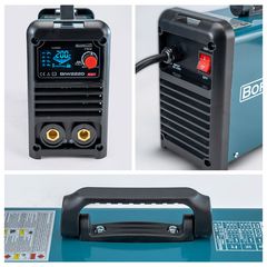 BORMANN Pro ΗΛΕΚΤΡΟΚΟΛΛΗΣΗ INVERTER ΑΠΟΔΟΣΗ 200Α/60%, ΨΗΦ.ΟΘΟΝΗΣ, ΜΕΓ.ΗΛΕΚΤΡΟΔΙΟ 4mm, ΠΕΡΙΛΑΜΒΑΝΕΙ ΕΞΑΡΤΗΜΑΤΑ BIW2220 (061977)
