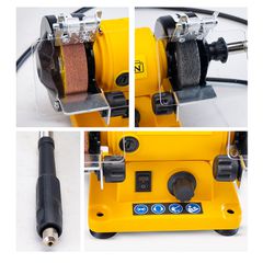 BORMANN BDT1200 Δίδυμος Τροχός,Φ75mm,Mini,120W,με Εύκαμπτο Άξονα (053835)