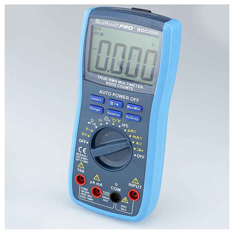 BORMANN Pro ΠΟΛΥΜΕΤΡΟ ΨΗΦΙΑΚΟ AC/DC 600V BDC2000 (028437)