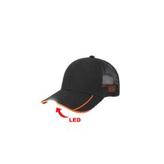 Black & Decker ΚΑΠΕΛΑ ΜΑΥΡΑ-ΠΟΡΤΟΚΑΛΙ ΜΕ LED+ΔΙΧΤΥ BX/1/CAS /WORK 1 (70080)