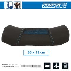 Ανατομικό / Ορθοπεδικό Μαξιλαράκι Μέσης Memory Foam & Gel RK19019 36x33cm μαύρο / μπλε 1 τεμάχιο-thumb-6
