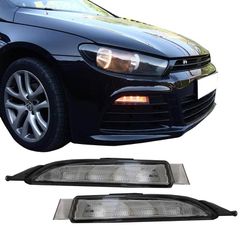 Μπροστινός Προφυλακτήρας Για VW Scirocco 08-14 R20 Look Με DRL-thumb-2