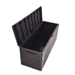 PROSPERPLAST Μπαούλο Αποθήκευσης Woodebox Ανθρακί 280lt (MBWL280-S433)