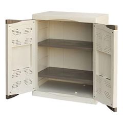 ArtPlast Πλαστική Ντουλάπα Μπεζ-Καφέ 70x47x90cm (EVO70/BT)