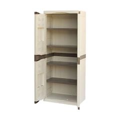 ArtPlast Πλαστική Ντουλάπα Μπεζ-Καφέ 70x47x178 cm (EVO70/TPT)