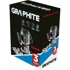 GRAPHITE Ρούτερ 1300W, 6-12mm (59G717)