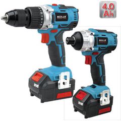 BULLE 18V (BRUSHLESS) ΣΕΤ ΔΡΑΠΑΝΟΚΑΤΣΑΒΙΔΟ 50Nm + ΠΑΛΜΙΚΟ ΚΑΤΣΑΒΙΔΙ 180Nm, 2x4Ah Li-Ion (63436)