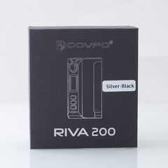 Riva 200W Box Mod – Silver Black-thumb-4