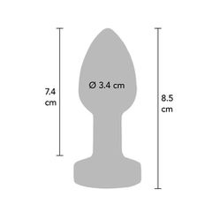 ToyJoy The Glider Vibrating Metal Buttplug M-thumb-1