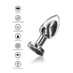 ToyJoy The Glider Vibrating Metal Buttplug M-thumb-2