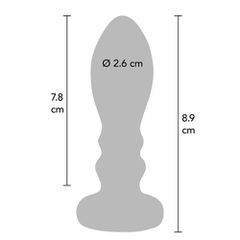 ToyJoy The Slider Vibrating Metal Buttplug M-thumb-2
