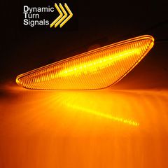 Πλαϊνά Φλας Φτερού Για Bmw X3 F25 LCΙ 14-17 / X4 F26 Led Dynamic Smoke 2 Τεμάχια-thumb-2