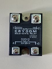 Ρελέ DC SOLID STATE CRYDOM D2D12 3.5V to 32V Input 200VDC 12A Load