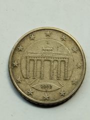 ΚΕΡΜΑ 50 ΛΕΠΤΑ ΤΟΥ ΕΥΡΩ ΓΕΡΜΑΝΙΑΣ 2002 D