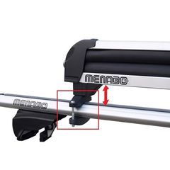 Βάσεις Για Μπάρα Σκι Αλουμινίου Iceberg 80x30mm 4 Τεμάχια