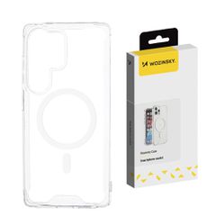 Wozinsky Clear Corner Case MagSafe for Samsung Galaxy S25 - Clear