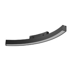 Γραμμικό φωτιστικό LED 12W 3CCT για Curved μαγνητική ράγα σε μαύρη απόχρωση D:34x2,2x2,5cm TMC0021-Black
