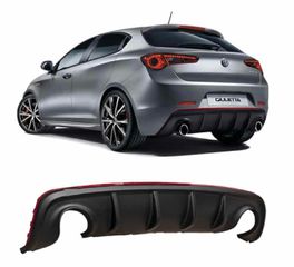 ΠΙΣΩ ΣΠΟΙΛΕΡ Diffuser Alfa Romeo Giulietta QV Design Piano Black