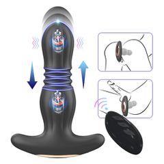 Rear Booster 1 vibrating linear plug with remote control-thumb-3