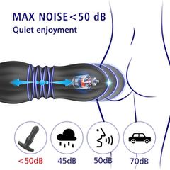Rear Booster 1 vibrating linear plug with remote control-thumb-4