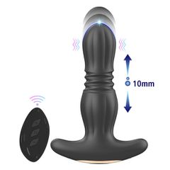 Rear Booster 1 vibrating linear plug with remote control-thumb-2