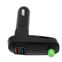 FM Transmitter Με Bluetooth 2 USB Οθόνη LCD Και Τηλεχειριστήριο ALS-A812 12 Volt Μαύρο 1 Τεμάχιο-thumb-1